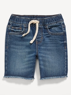 360° Stretch Pull-On Jean Shorts for Toddler Boys