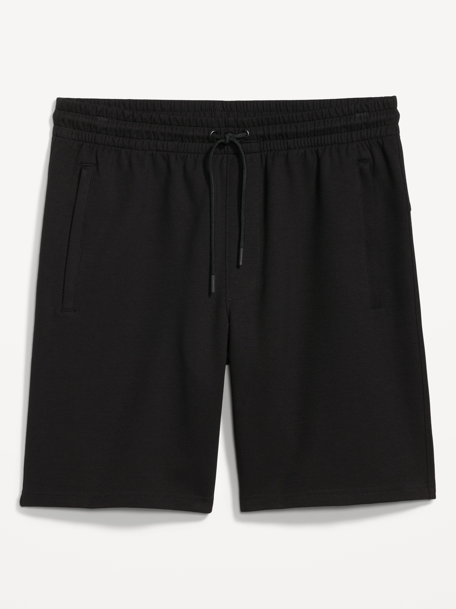 Black Cotton Fleece Classic Shorts