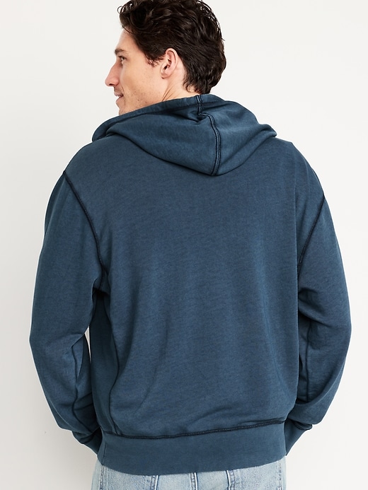 Oversized Lightweight Zip Hoodie