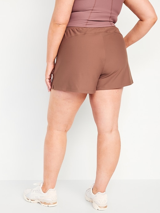 Image number 8 showing, High-Waisted PowerSoft Shorts -- 3-inch inseam