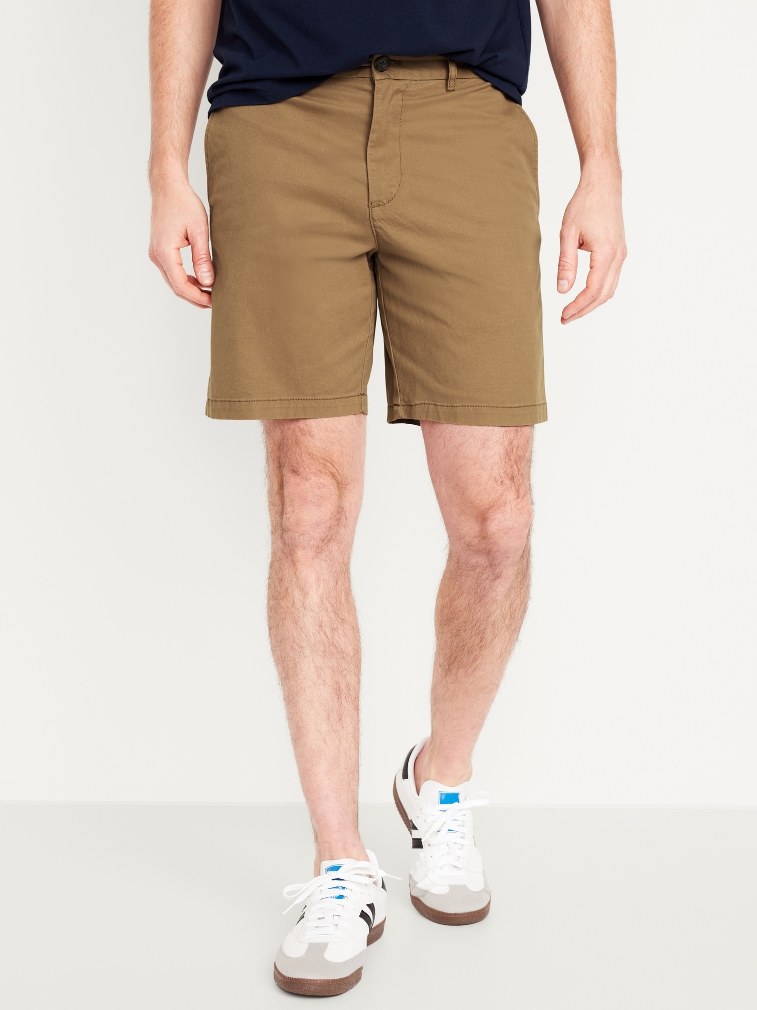 Slim Built-In Flex Rotation Chino Shorts -- 8-inch inseam