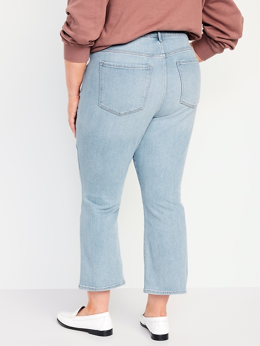 Image number 8 showing, High-Waisted Vintage Crop Flare Jeans