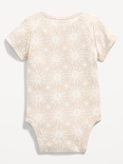 Image number 2 showing, Unisex Printed Bodysuit for Baby