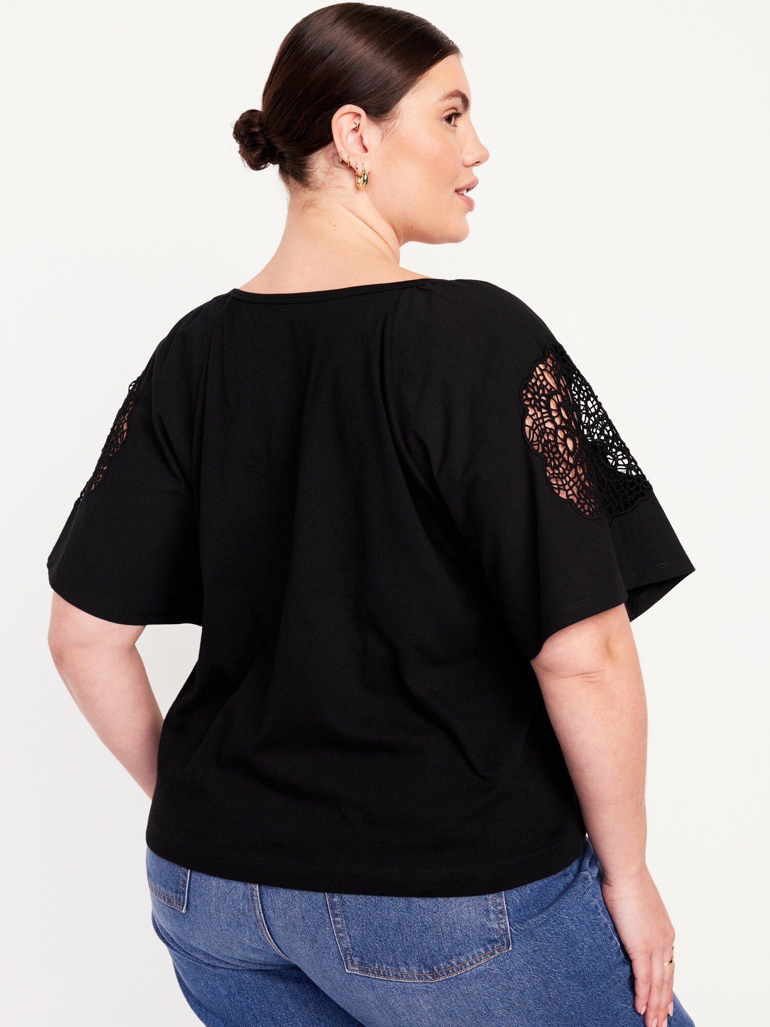 EveryWear Cutwork Top | Old Navy