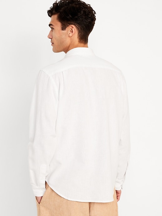 Image number 2 showing, Classic Fit Everyday Linen-Blend Shirt
