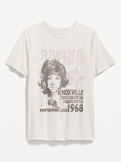 T-shirt à imprimé d’Aretha Franklin™ unisexe pour Adulte