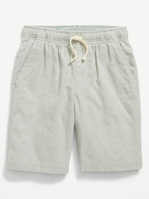 Image number 4 showing, Knee Length Linen-Blend Shorts for Boys