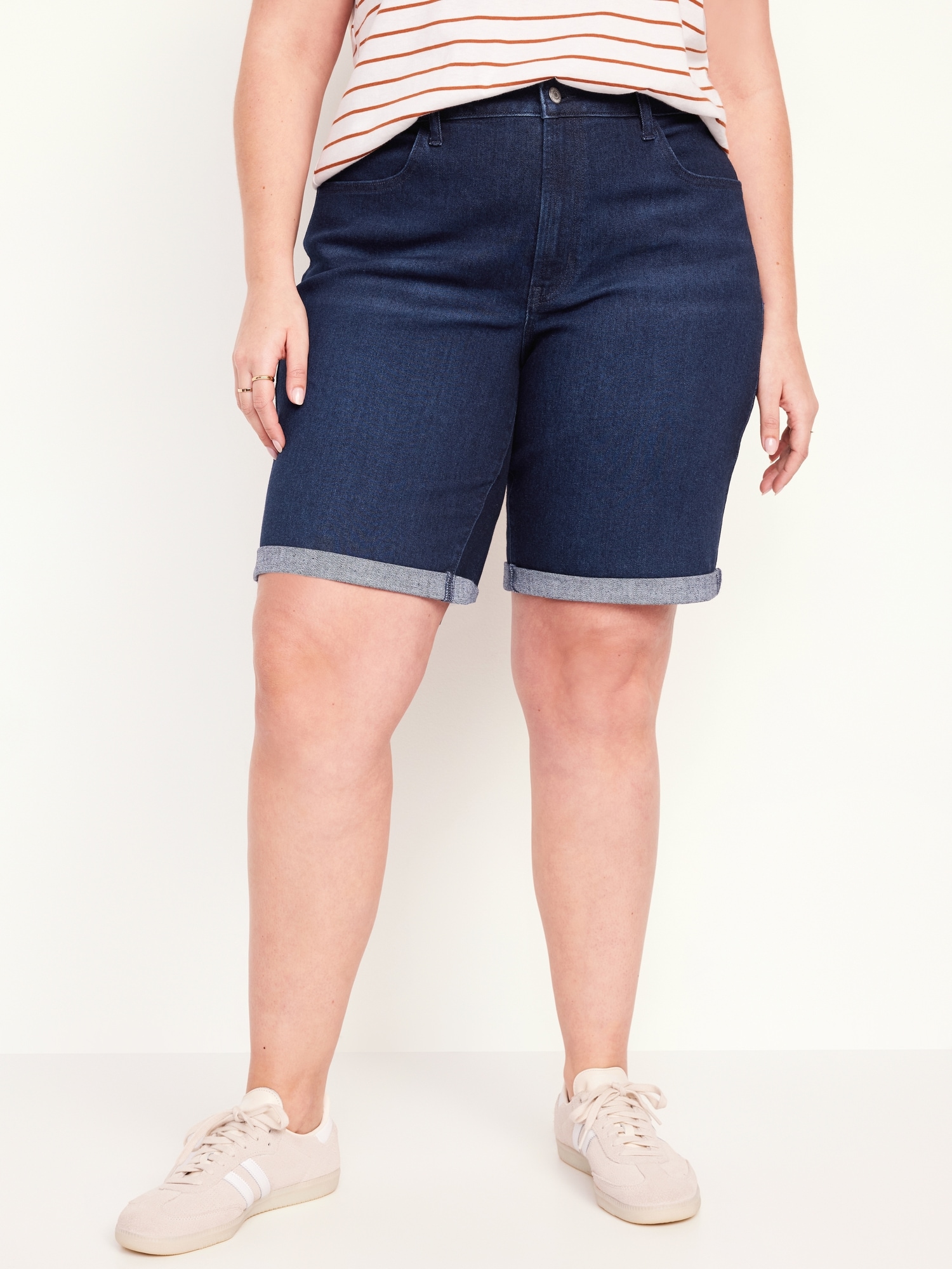 Short de motard taille haute pour femme - Collants de yoga