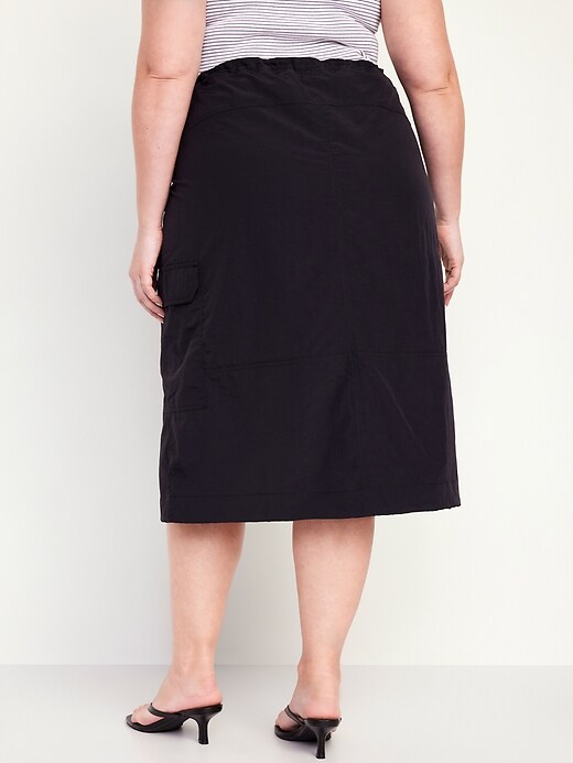 Navy soft outlet utility skirt 315-031