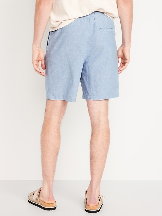 Image number 2 showing, Linen-Blend Jogger Shorts -- 7-inch inseam