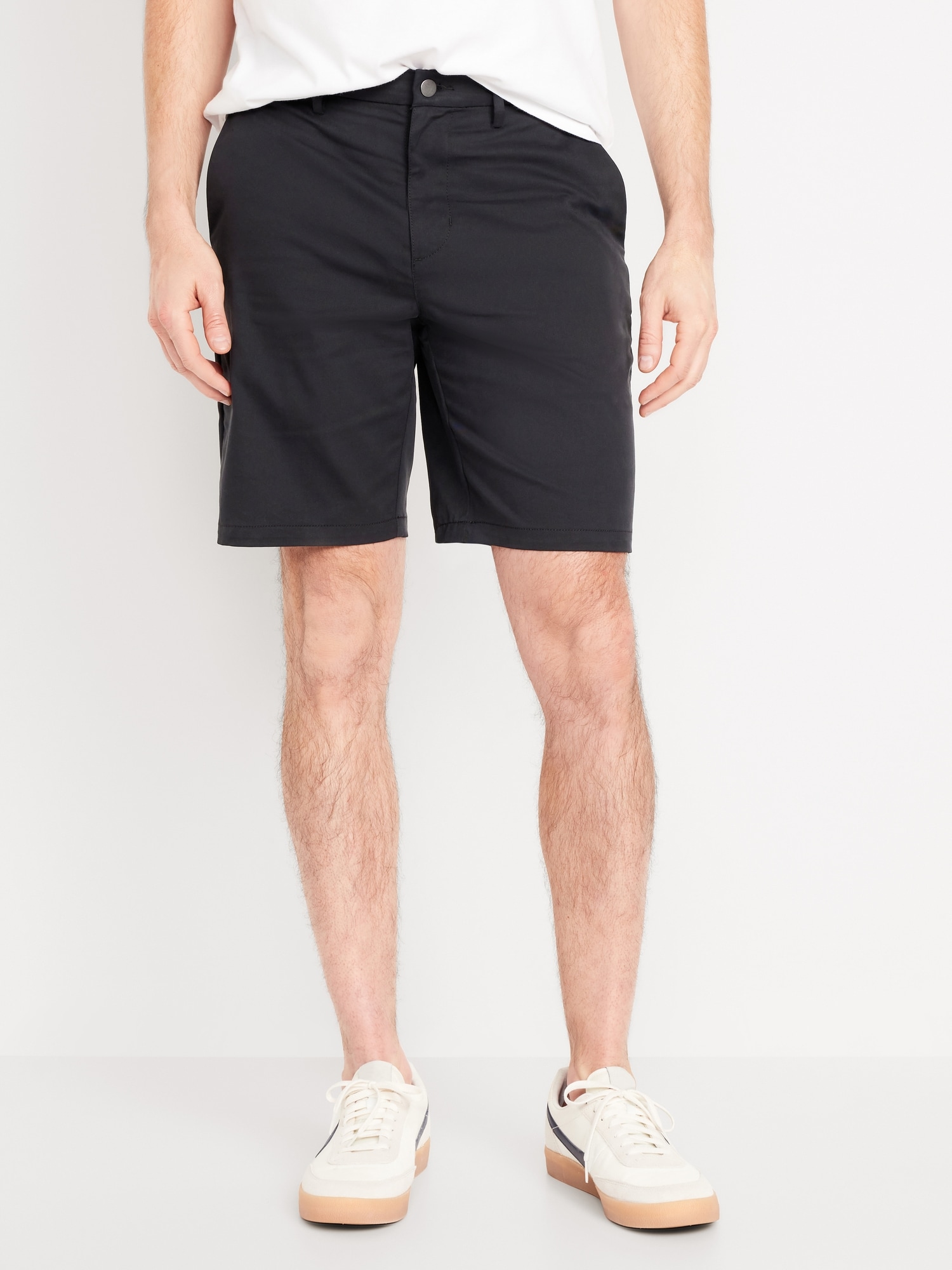 Short chino étroit Première nécessité à Extensibilité intégrée pour Homme, entrejambe de 23 cm