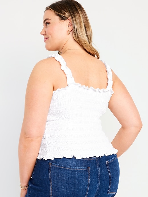 Image number 8 showing, Fitted Smocked Tank Top