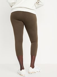 Voir une image plus grande du produit 6 de 6. Legging à taille haute longueur trois quarts pour Femme