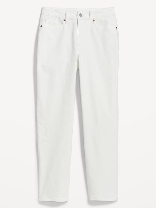 Image number 4 showing, Curvy High-Waisted OG Straight Ankle Jeans