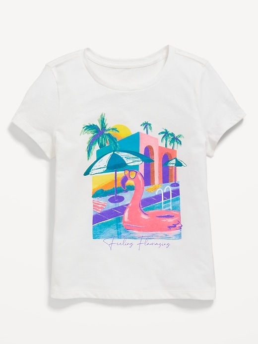 Voir une image plus grande du produit 1 de 2. T-shirt à manches courtes à imprimé pour Fille