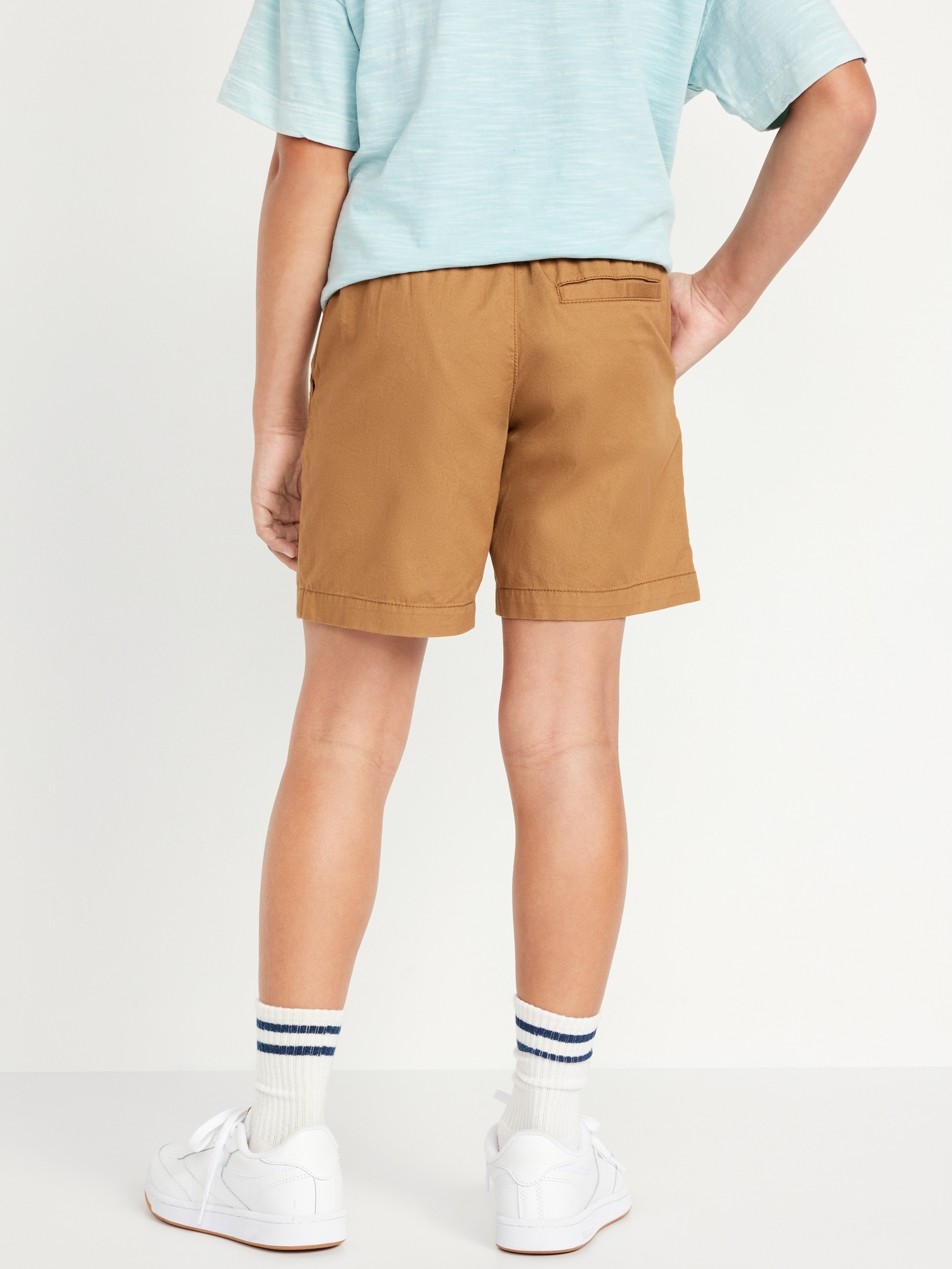 Twill Pull-On Shorts for Boys (Above Knee)