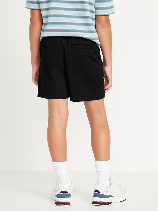 View large product image 2 of 4. Above Knee Twill Pull-On Shorts for Boys