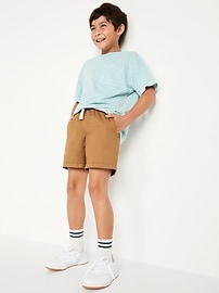 View large product image 3 of 4. Above Knee Twill Pull-On Shorts for Boys