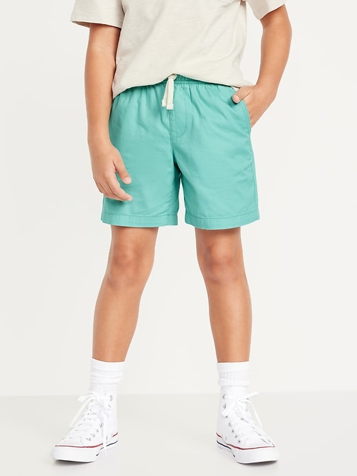 View large product image 1 of 4. Above Knee Twill Pull-On Shorts for Boys