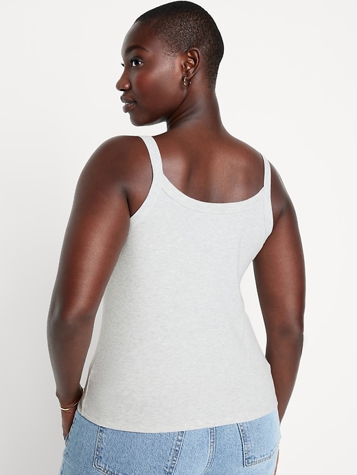 Image number 6 showing, Fitted Rib-Knit Tank Top