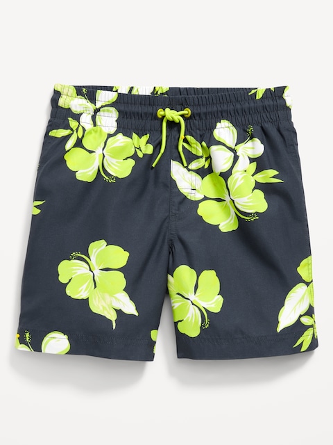 Short de baignade à imprimé pour Garçon - Hibiscus