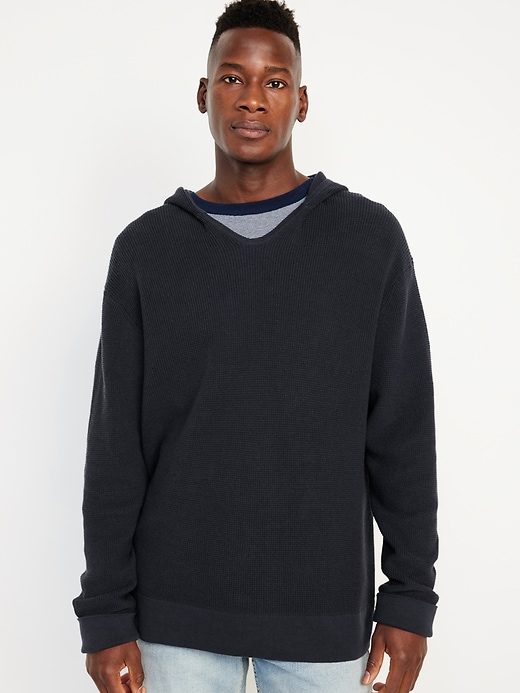 Sweater-Knit Hoodie for Men | Old Navy