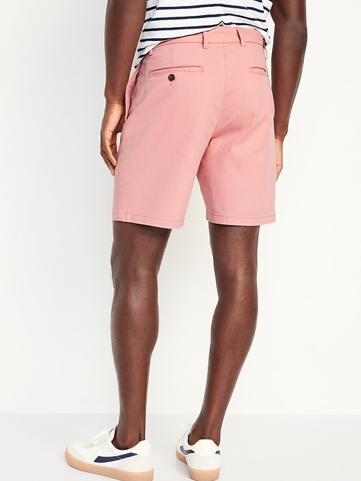 Slim Built-In Flex Rotation Chino Shorts -- 8-inch inseam