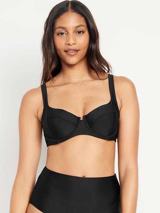 Image number 1 showing, Underwire Bikini Swim Top