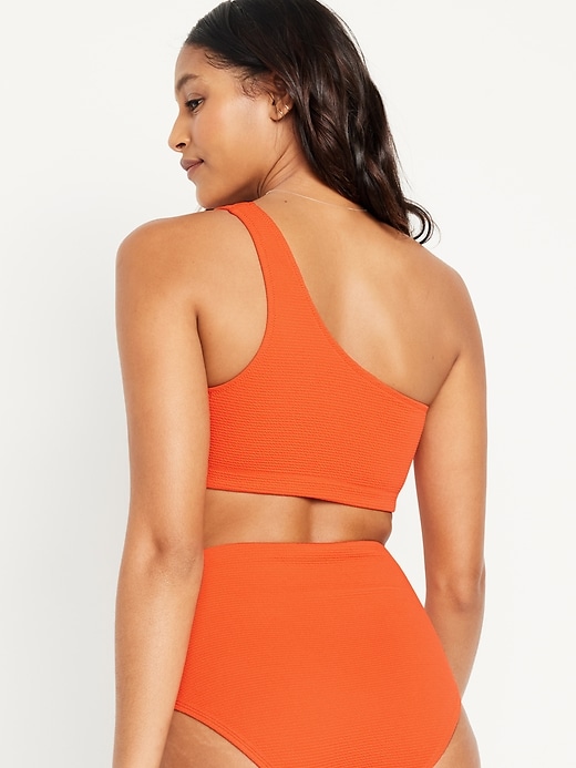 Image number 2 showing, One-Shoulder Bikini Swim Top