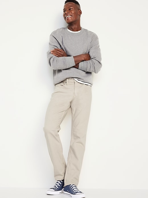 Image number 3 showing, Straight Five-Pocket Pants