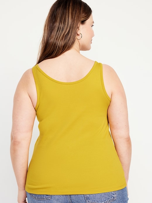 Image number 8 showing, First-Layer Rib-Knit Tank Top