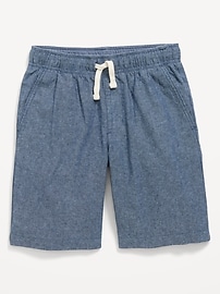 View large product image 4 of 4. Knee Length Linen-Blend Shorts for Boys