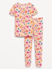 Image number 1 showing, Unisex Snug-Fit Printed Pajama Set for Toddler & Baby