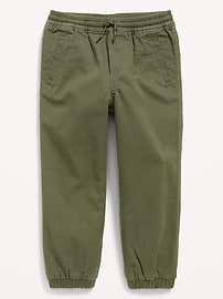 Image number 1 showing, Functional-Drawstring Jogger Pants for Toddler Boys