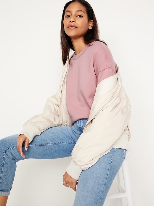 Oversized Boyfriend Tunic Sweatshirt