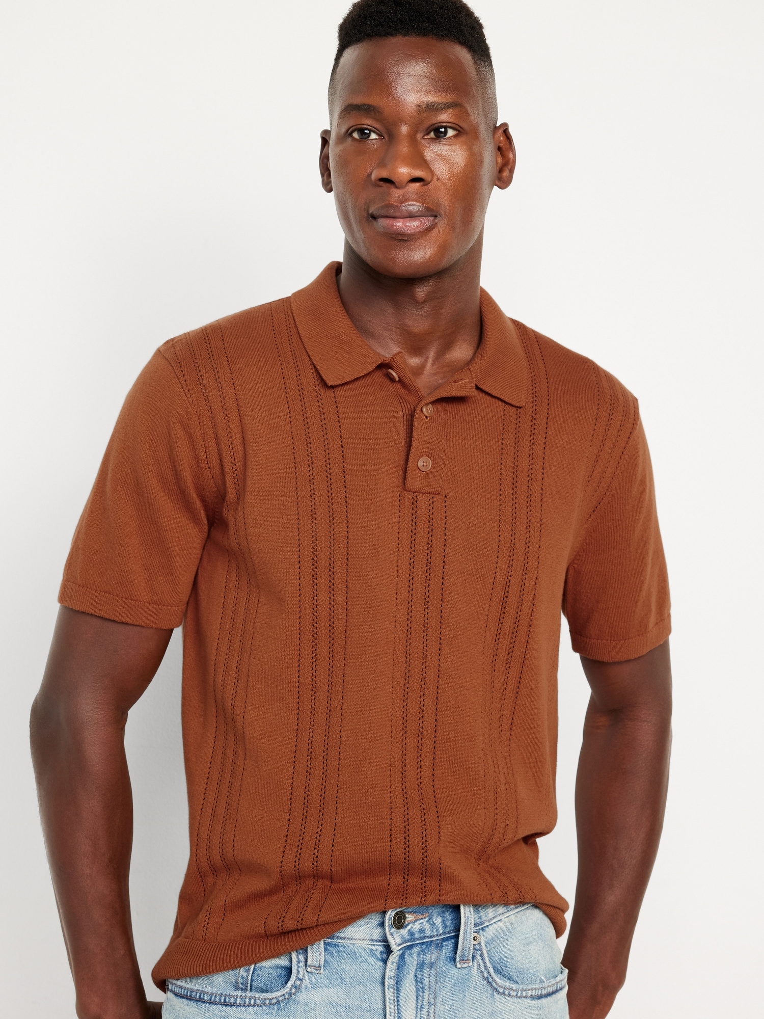 Polo deals sweater shirt