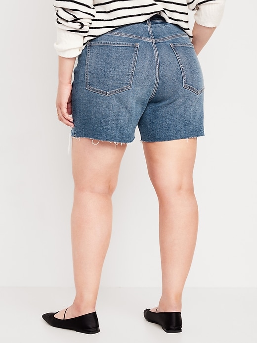 Image number 8 showing, High-Waisted OG Jean Shorts -- 5-inch inseam