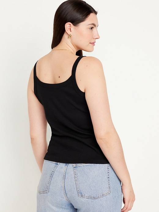 Image number 6 showing, Fitted Rib-Knit Tank Top