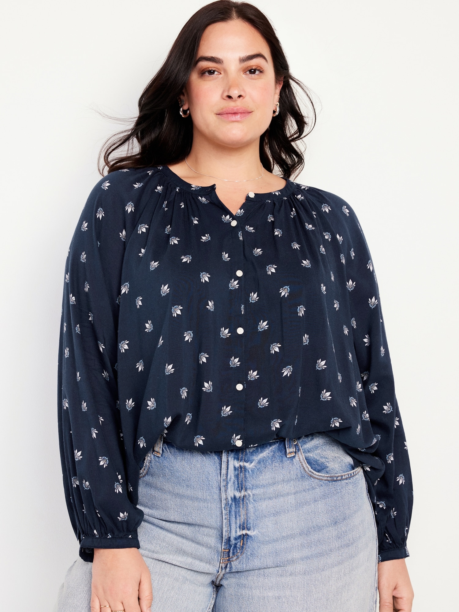 Shirred Blouse for Women | Old Navy