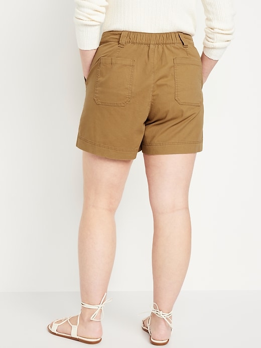 L'image numéro 6 présente Short chino authentique à taille haute, entrejambe de 12,5 cm