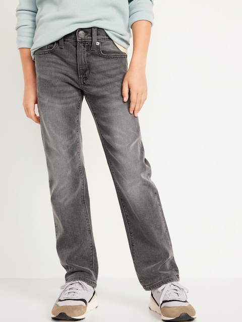 Straight-Leg Built-In Flex Jeans for Boys