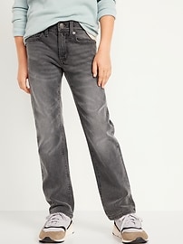 Image number 1 showing, Straight-Leg Built-In Flex Jeans for Boys
