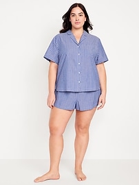 Poplin Pajama Short Set