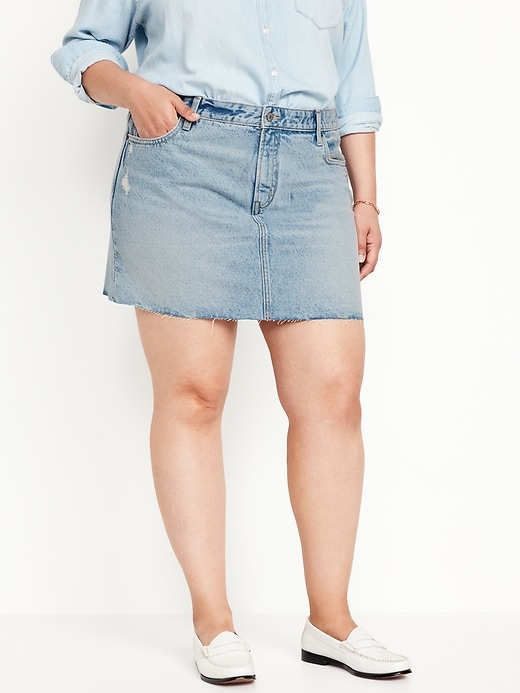 Image number 7 showing, Mid-Rise OG Jean Mini Skirt