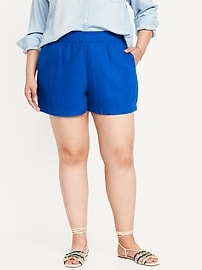 Plus size clearance navy blue shorts