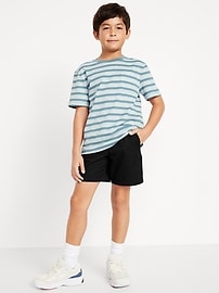 View large product image 3 of 4. Above Knee Twill Pull-On Shorts for Boys