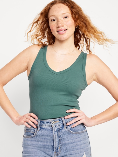 First-Layer V-Neck Tank Top