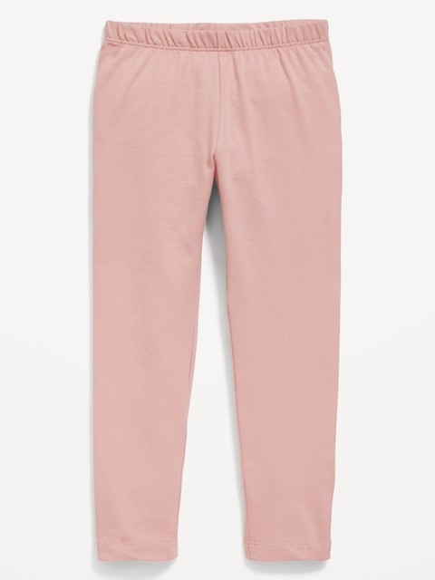Full-Length Leggings for Toddler Girls - Pink