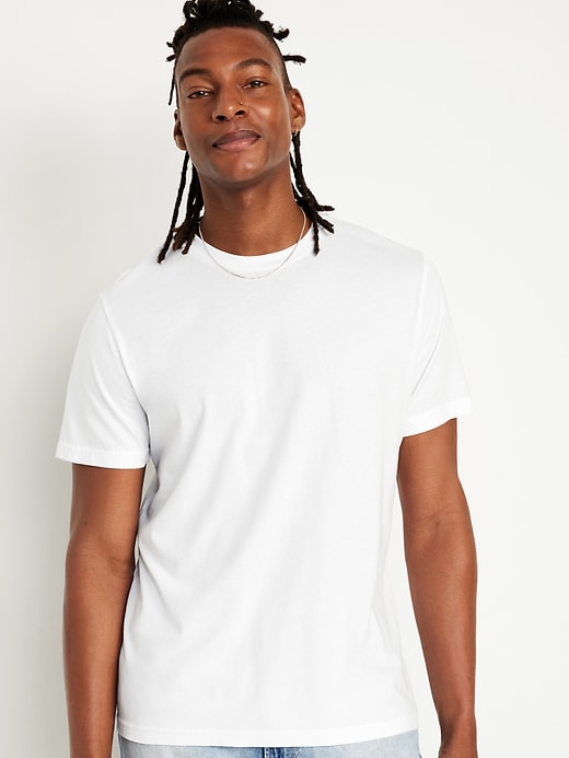 L'image numéro 2 présente T-shirt ras du cou uni pour Homme (paquet de 3)