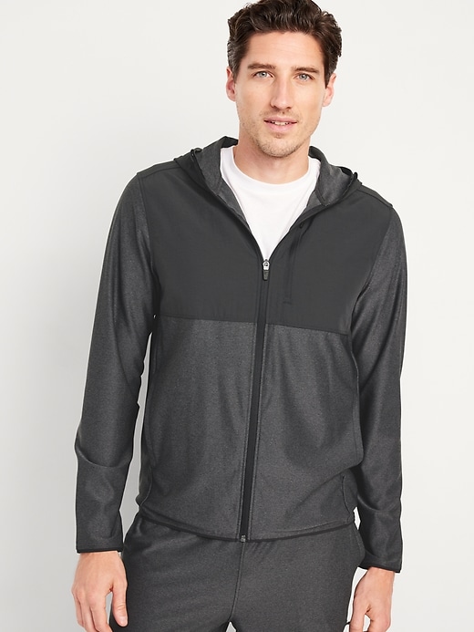 Image number 1 showing, KnitTech Zip Hoodie